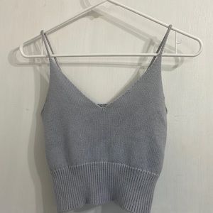 Lavender Cropped Tank Top
